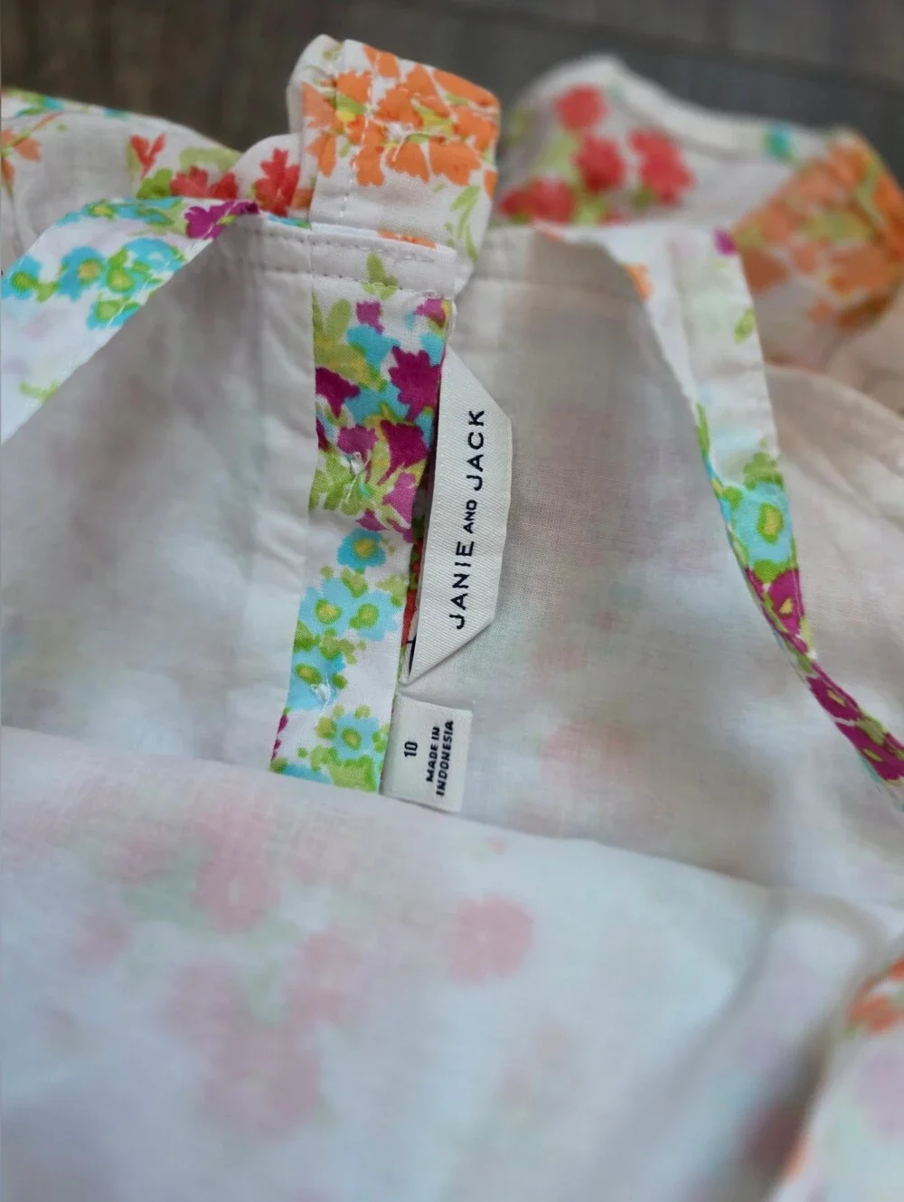 Janie & Jack floral ruffle shorts outfit